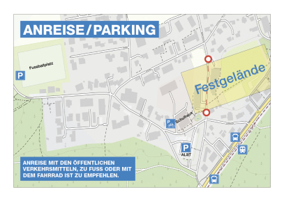 Anreise und Parking Bild